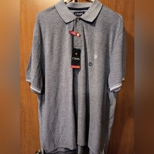 Chaps Blue Polo Shirt for Men- XXL